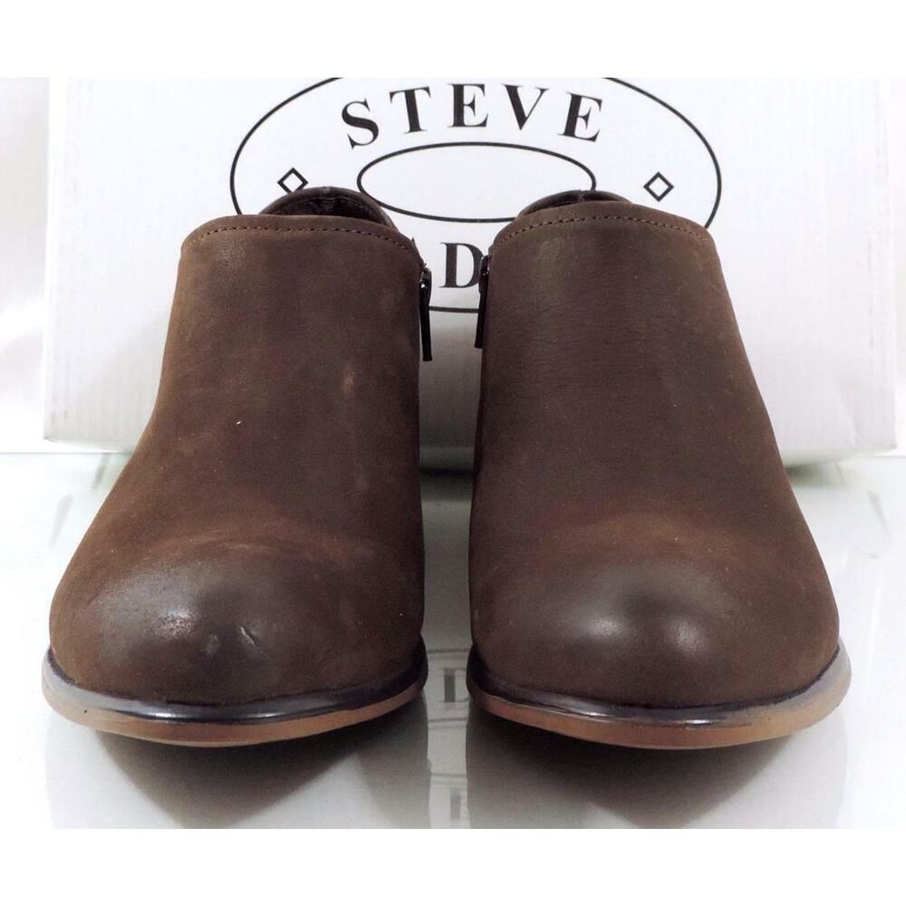 Women's Shoes Steve Madden KATYY KATY Ankle Boots Booties Brown Nubuck Size 9.5 - Picture 5 of 8